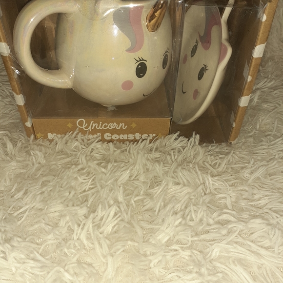 GIFT SET UNICORN MUG & COASTER NEW - Picture 2 of 8